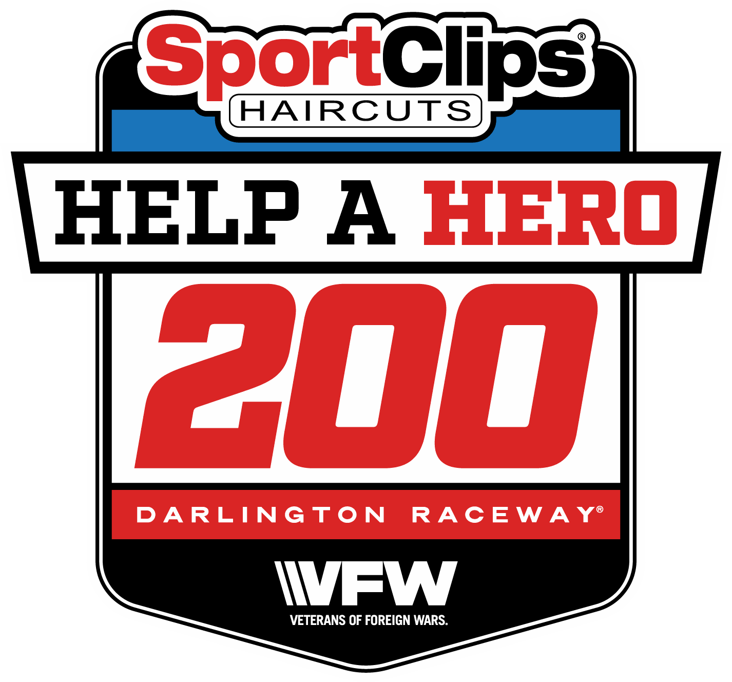 Sport Clips and the VFW Help a Hero 200 at the Darlington Raceway